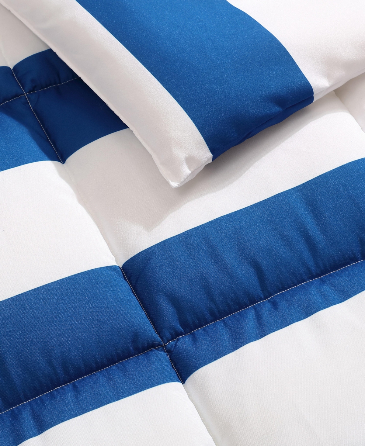 Nautica Huck Stripe Microfiber 4-Pc. Comforter Set, Full/Queen