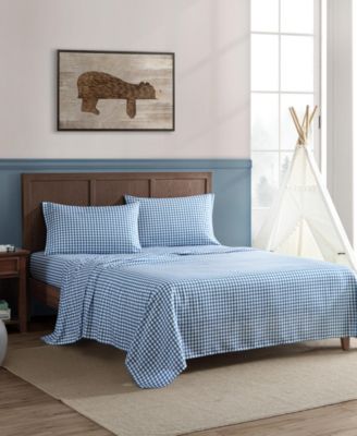 Preston Check Microfiber 3-Pc. Sheet Set, Twin XL