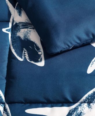 Vinny and Shark Friends Microfiber 3-Pc. Comforter Set, Twin