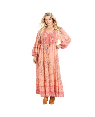 Women's Plus Size Ellery Long Sleeve Maxi Dress