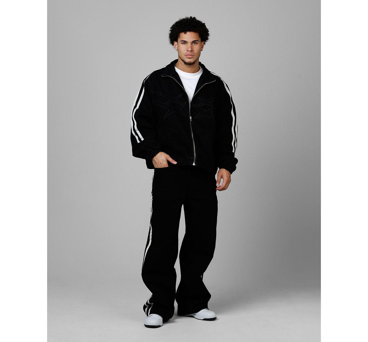 Men's Track Star Denim Jacket