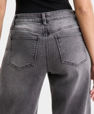 Women's Mid-Rise Wide-Leg Jeans, Macy's Exclusive