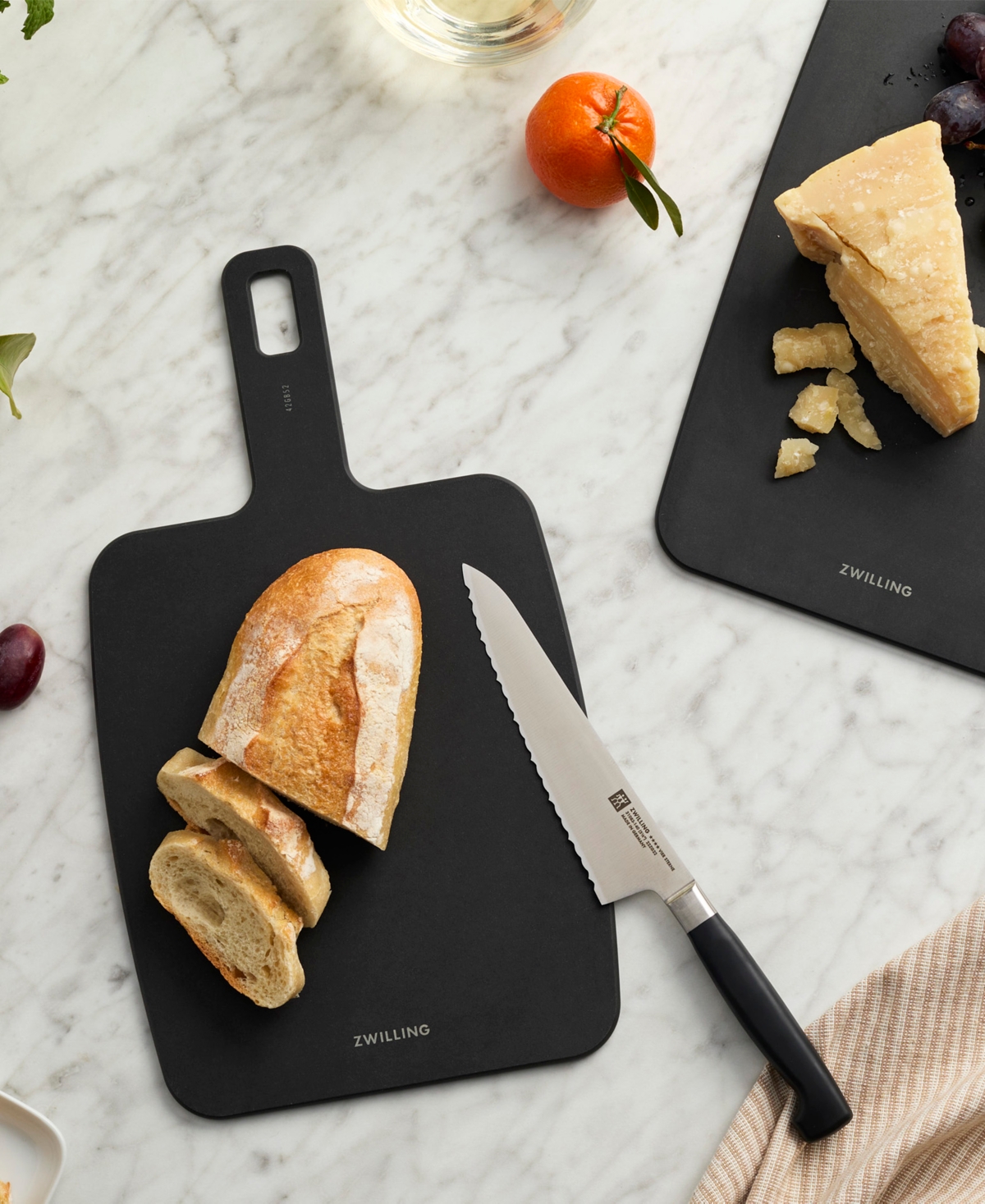 Zwilling Plant Fiber Cutting Board, 13" X 7.5" In Gray