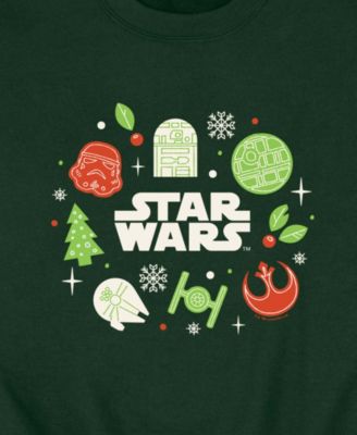 Men's Star Wars Christmas Logo Crewneck Sweatshirt