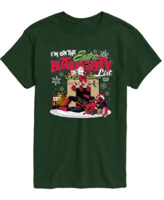 AIRWAVES - Men's Marvel Deadpool Extra Naughty Short-Sleeve Graphic T-Shirt