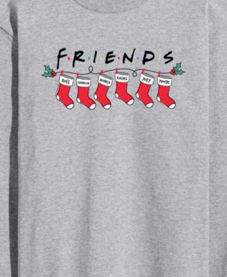 Men's Crewneck Christmas Themed Graphic T-Shirt