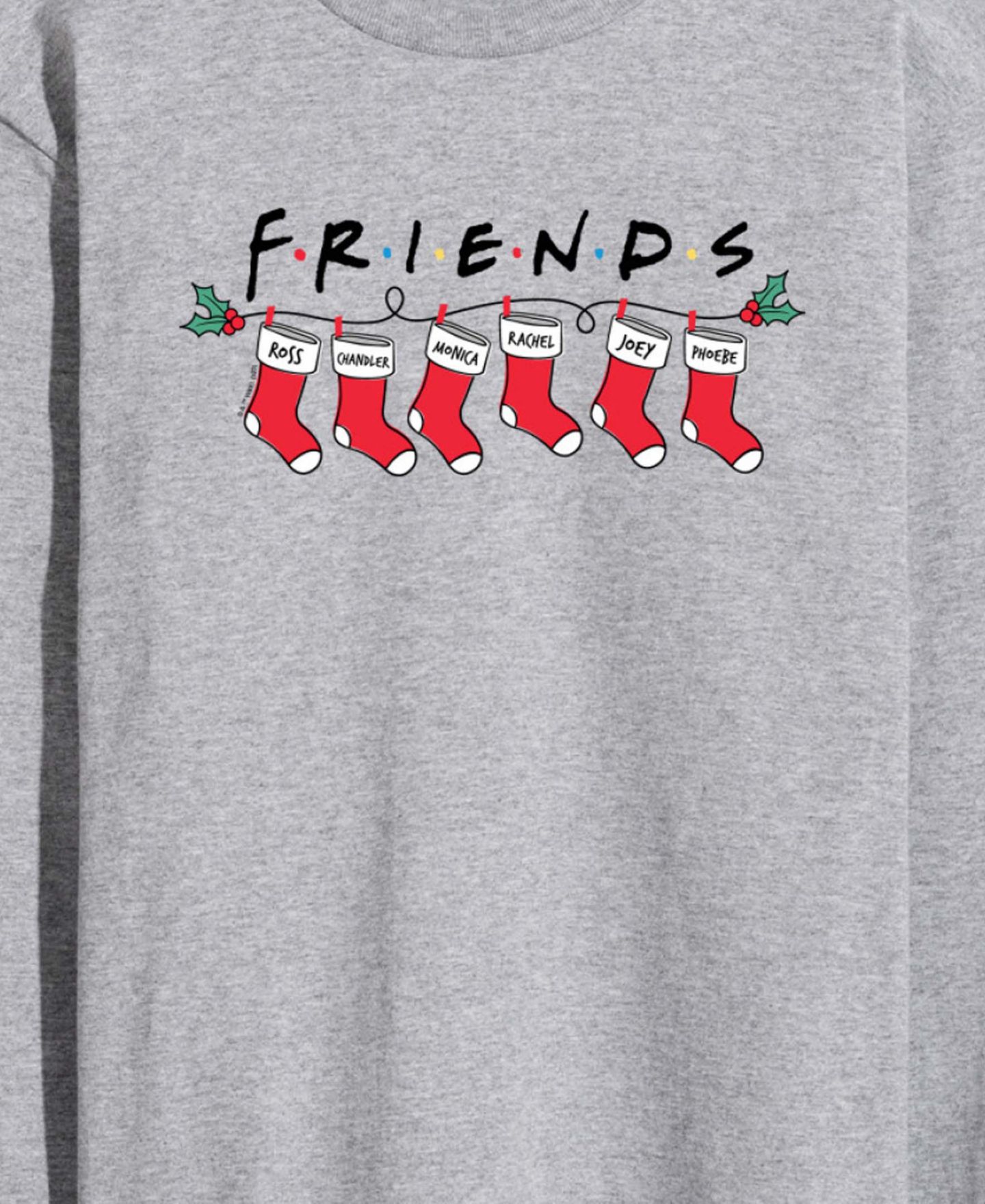 Мужская футболка AIRWAVES Crewneck Christmas Themed Graphic, цвет: Серый — фото 2