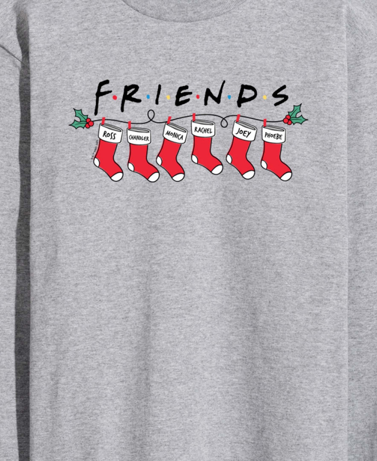 Airwaves Men's Crewneck Christmas Themed Graphic T-shirt In Red