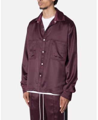 Men's Loiter Studded Satin Pajama Shirt