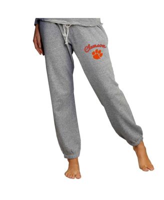 Concepts Sport - Women's Gray Clemson Tigers Mainstream Knit Jogger Pants