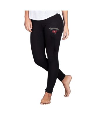 Concepts Sport - Women's Black Tampa Bay Buccaneers Lightweight Fraction Lounge Leggings