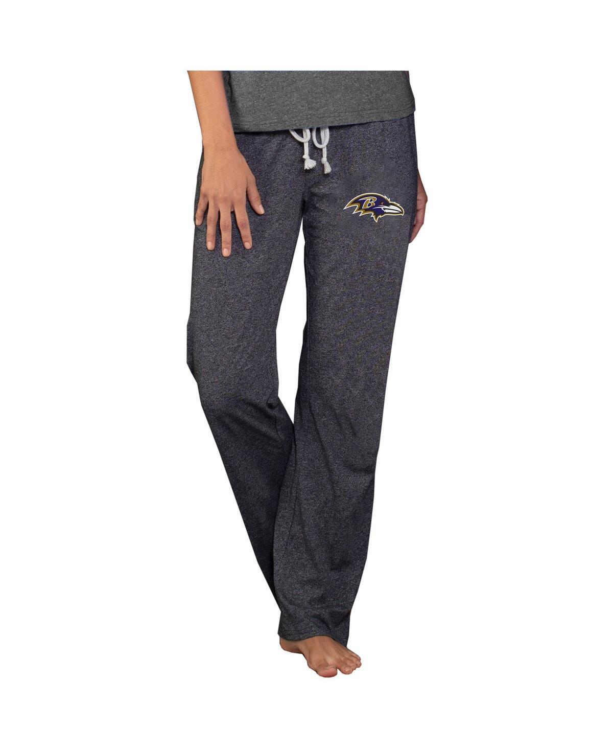 Concepts Sport Women's Charcoal Baltimore Ravens Quest Knit Lightweight Lounge Pants In Gray