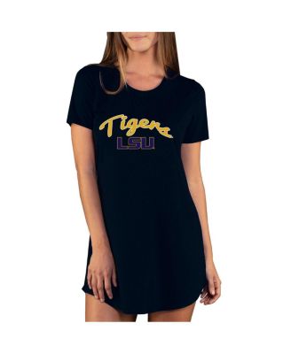 Concepts Sport - Women's Black LSU Tigers Marathon Nightshirt