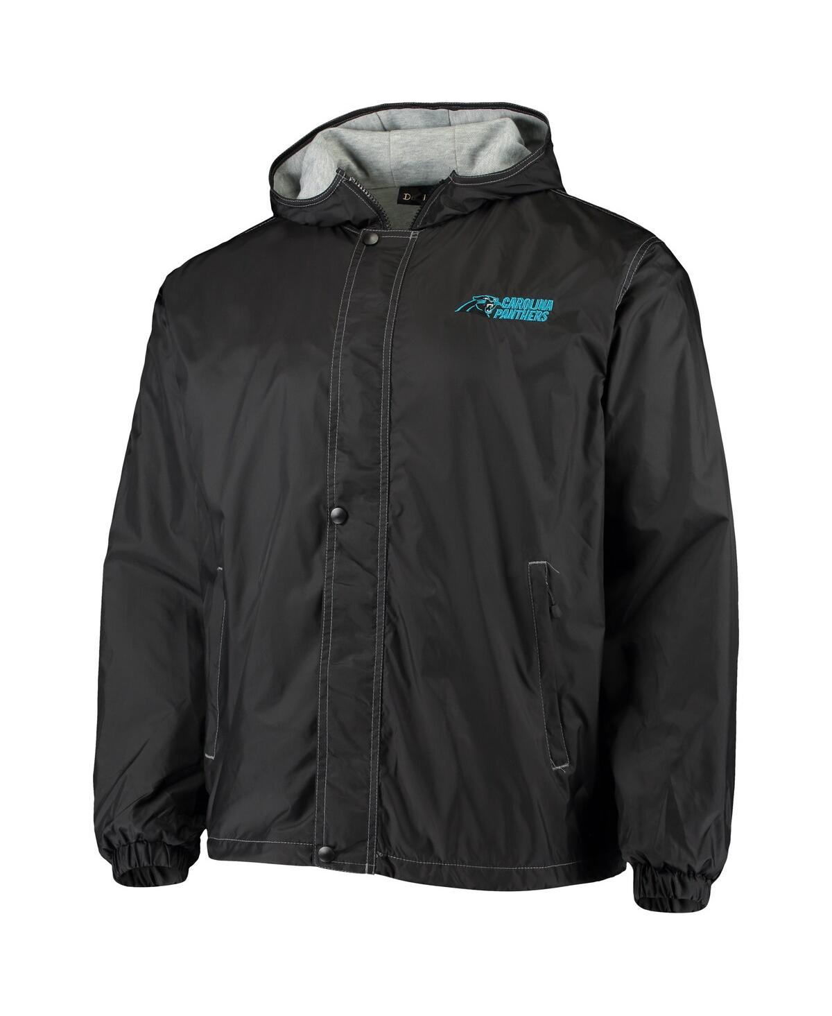 Dunbrooke Men's Black Carolina Panthers Logo Legacy Stadium Full-zip Jacket In Black