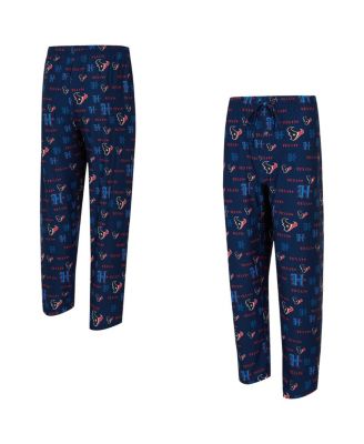 Concepts Sport - Men's Navy Houston Texans Mosaic All Over Print Pants
