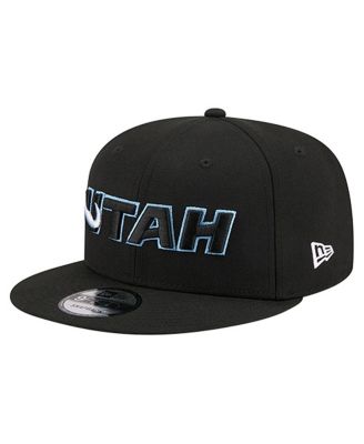 New Era - Men's Black Utah Mammoth Team Wordmark 9FIFTY Snapback Hat