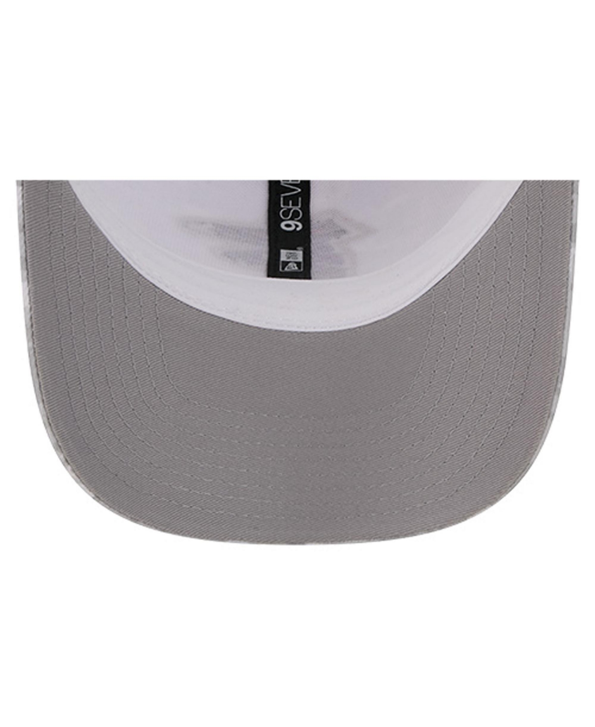 New Era Men's White Atlanta Falcons Salute To Service Fan Pack 9seventy Trucker Adjustable Hat In Gray