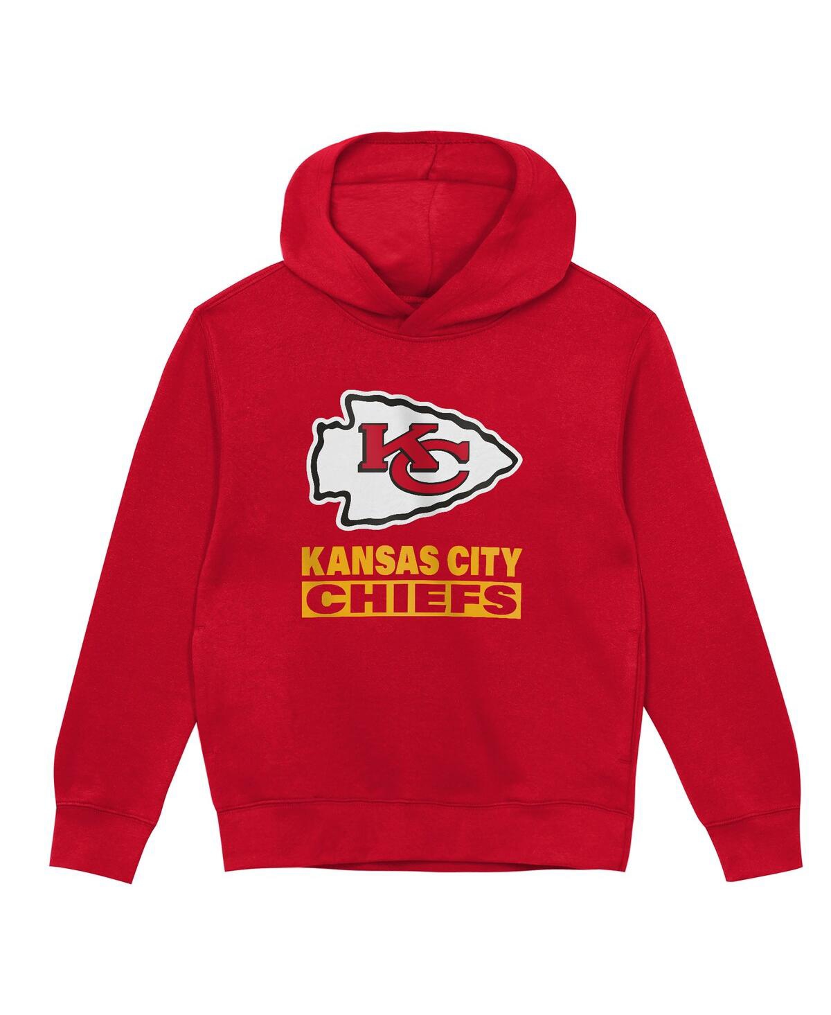 Outerstuff Toddler Red Kansas City Chiefs Back To Basics Hoodie In Red