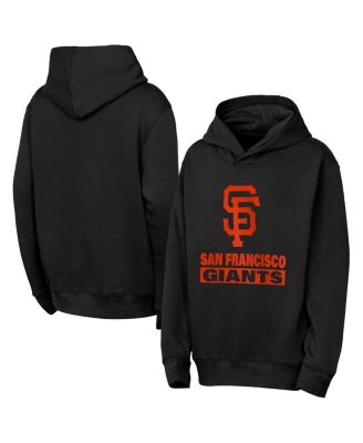 Outerstuff - Big Boys and Girls Black San Francisco Giants Back to Basics Hoodie