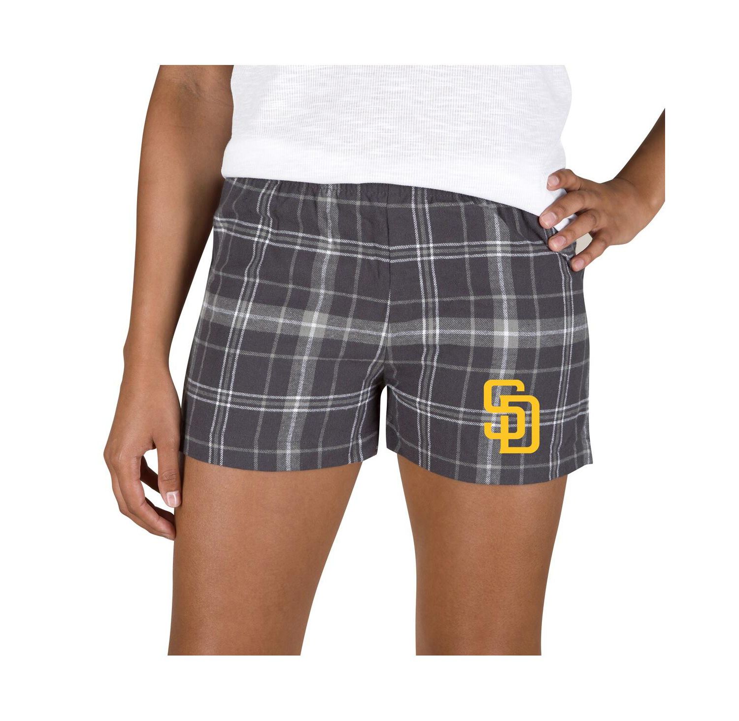 Women's Charcoal/Gray San Diego Padres Ultimate Flannel Shorts