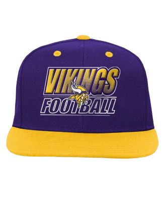 Big Boys and Girls Purple Minnesota Vikings Team Gradient Deadstock Snapback Hat