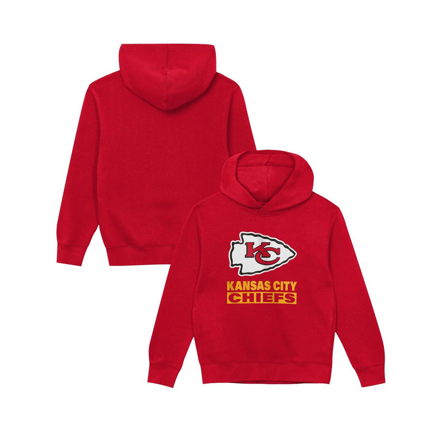 Preschool Red Kansas City Chiefs Back to Basics Hoodie
