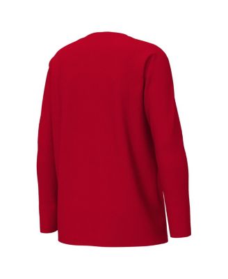 Big Boys and Girls Red Kansas City Chiefs Chestnut Holiday Sleep Set