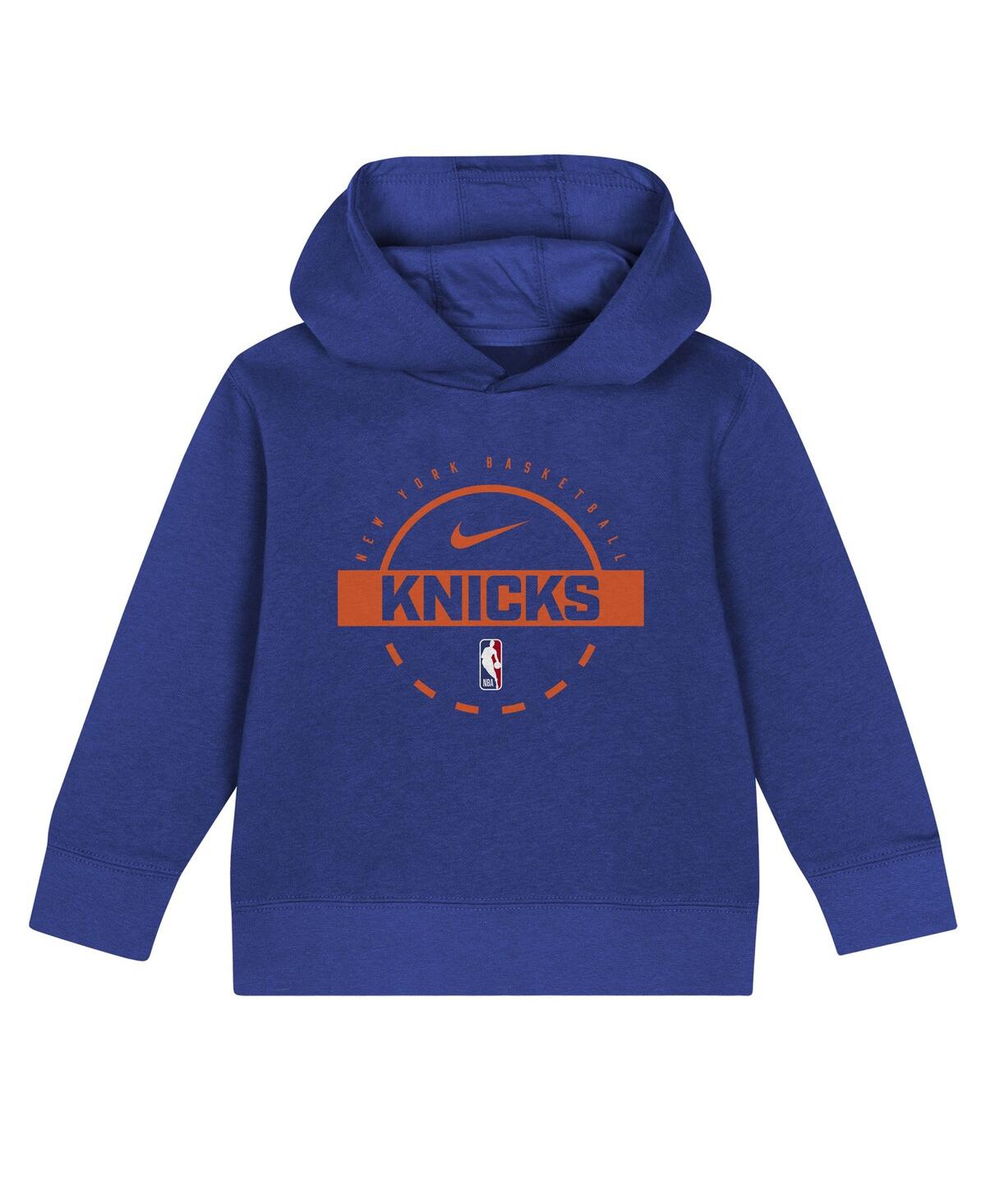 Nike Toddler 2-Piece Blue New York Knicks Team Logo Club Fleece Hoodie and Sweatpants Set