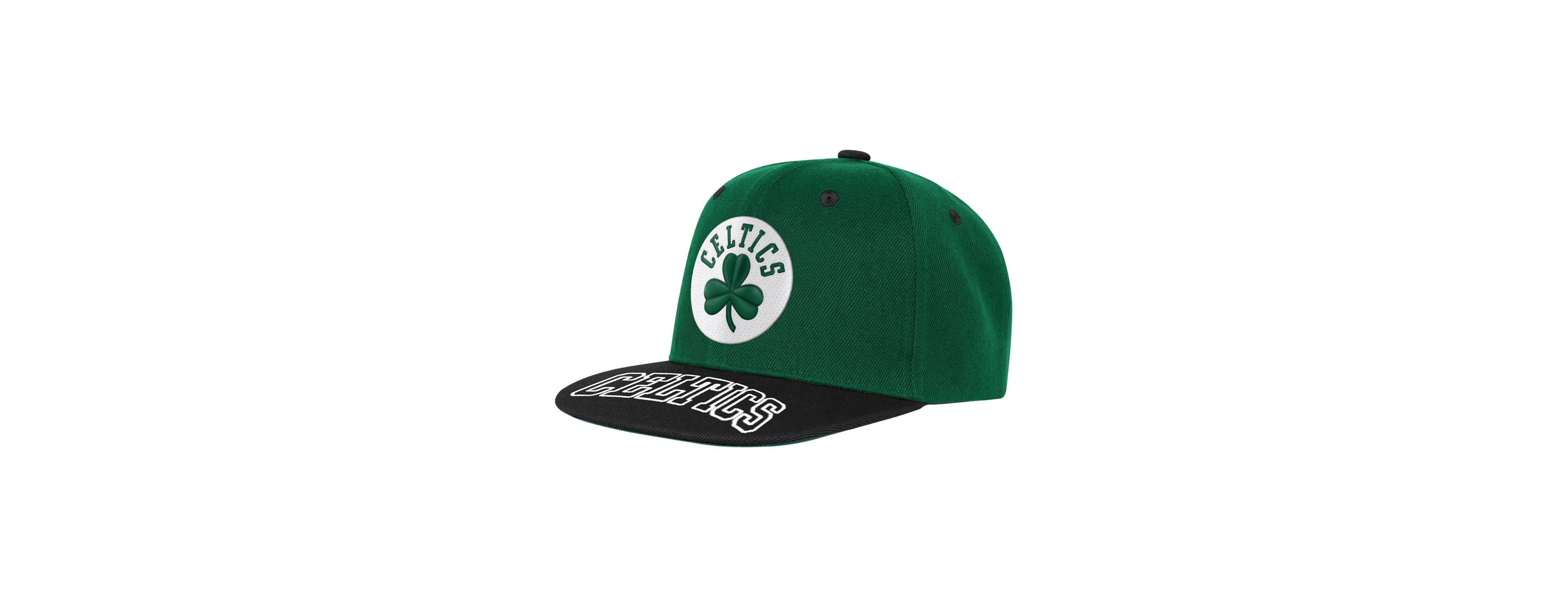 Outerstuff Big Boys and Girls Kelly Green/Black Boston Celtics Two-Tone Snapback Hat