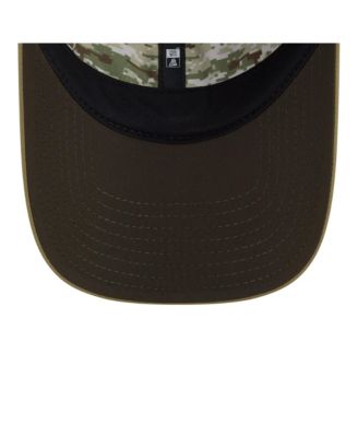 Women's Green Washington Commanders 2025 Salute to Service Pony Tail Adjustable Hat