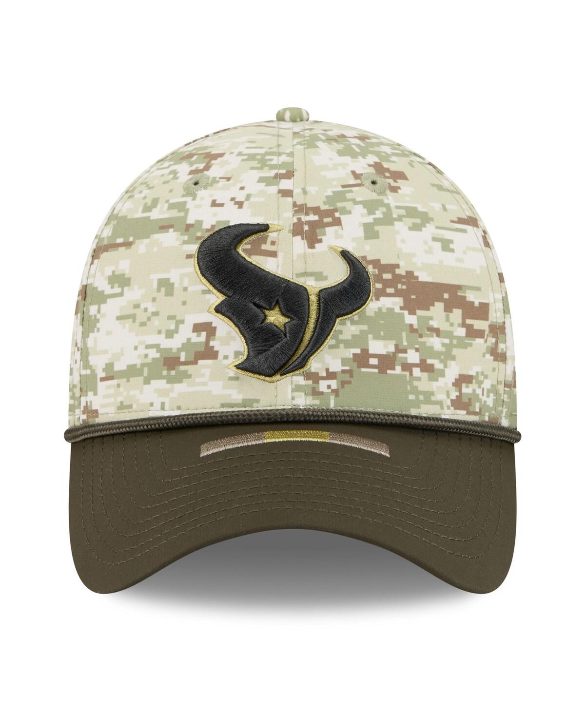 New Era Men's Camo Houston Texans 2025 Salute to Service 39THIRTY Flex Hat