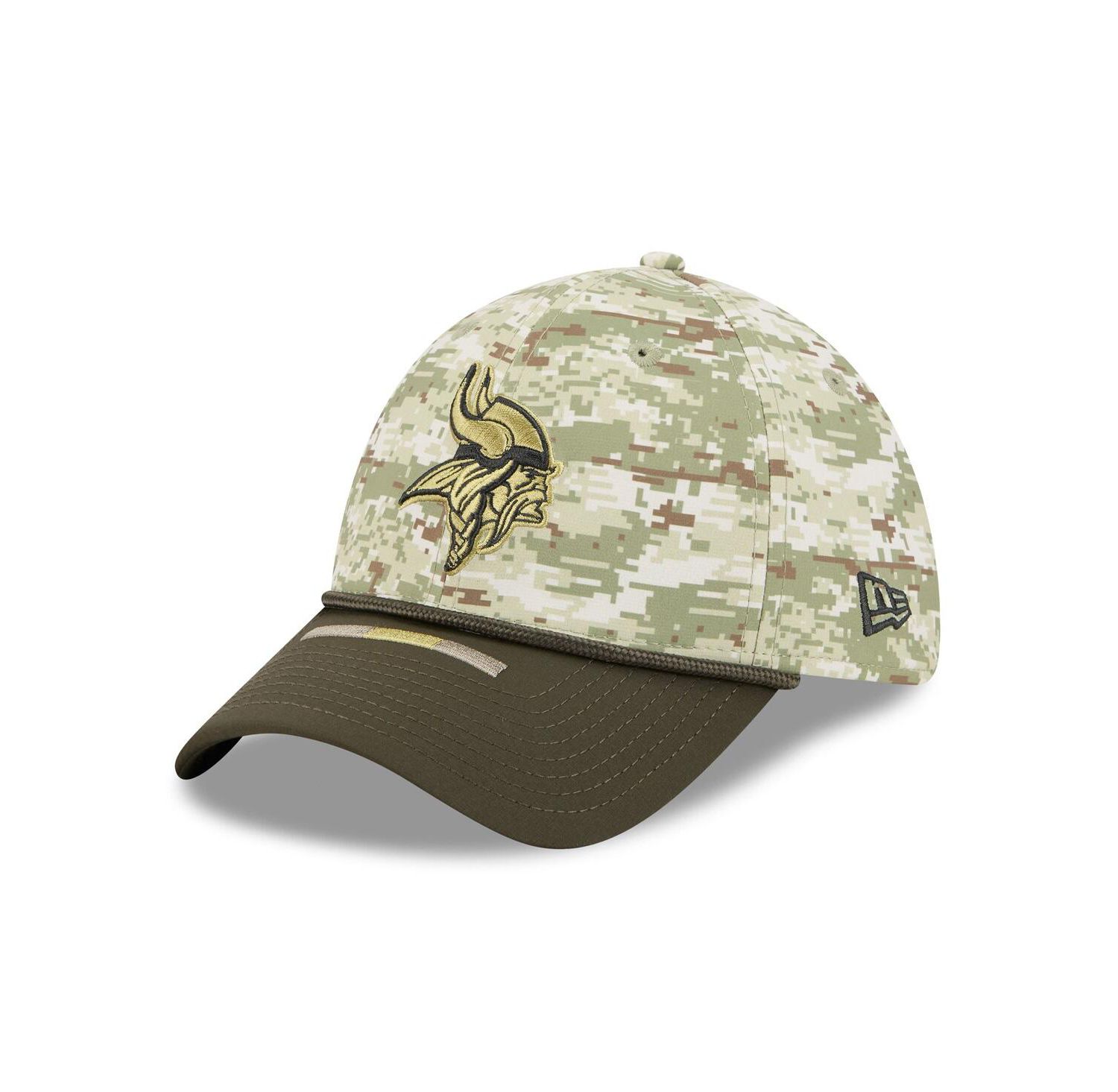 Men's Camo Minnesota Vikings 2025 Salute to Service 39THIRTY Flex Hat