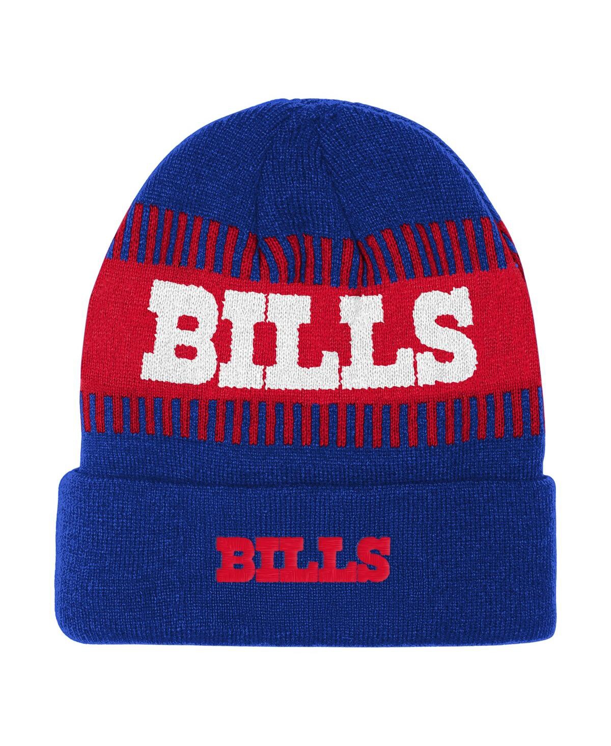 Outerstuff Big Boys and Girls Royal Buffalo Bills Bright Lights Cuffed Knit Hat