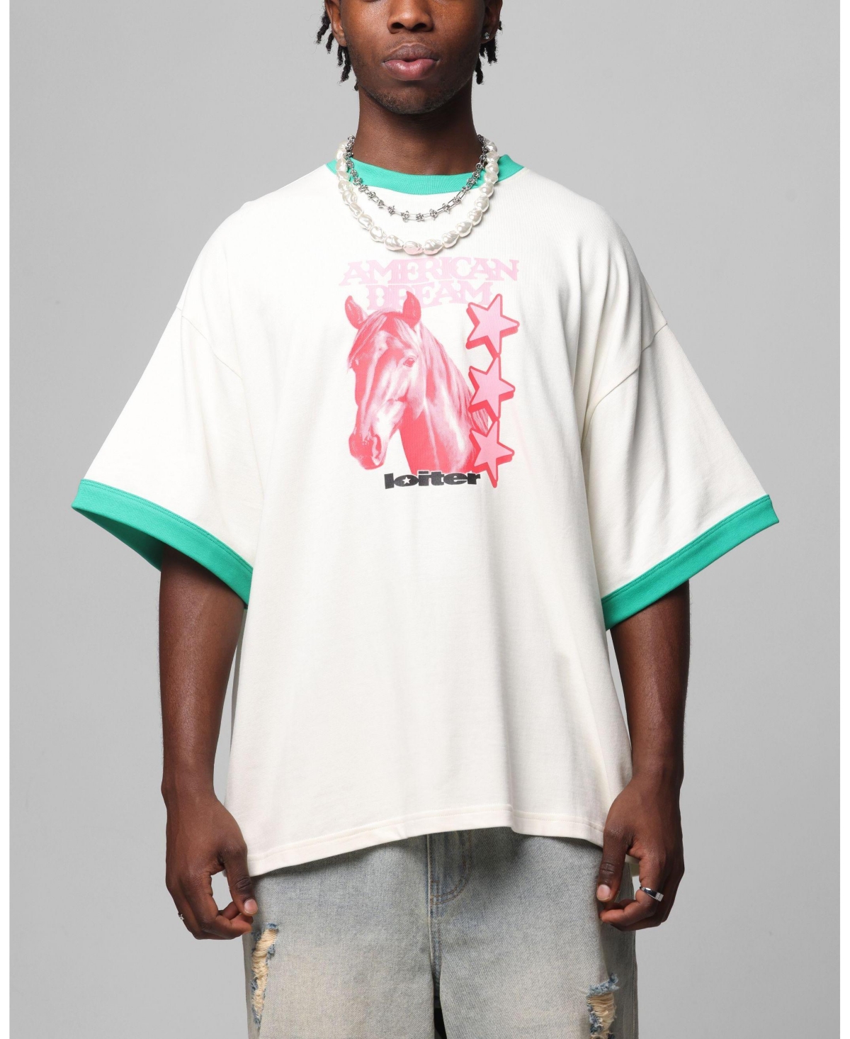 Loiter Men's Western Front Ringer T-Shirt