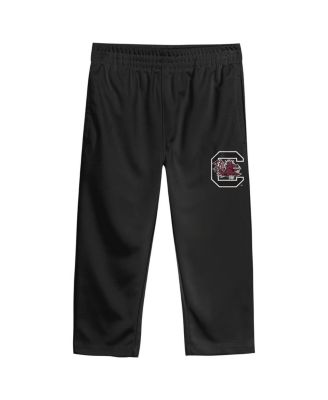 Baby Boys and Girls 2-Piece Garnet South Carolina Gamecocks Team Logo Red Zone Top and Pants Set