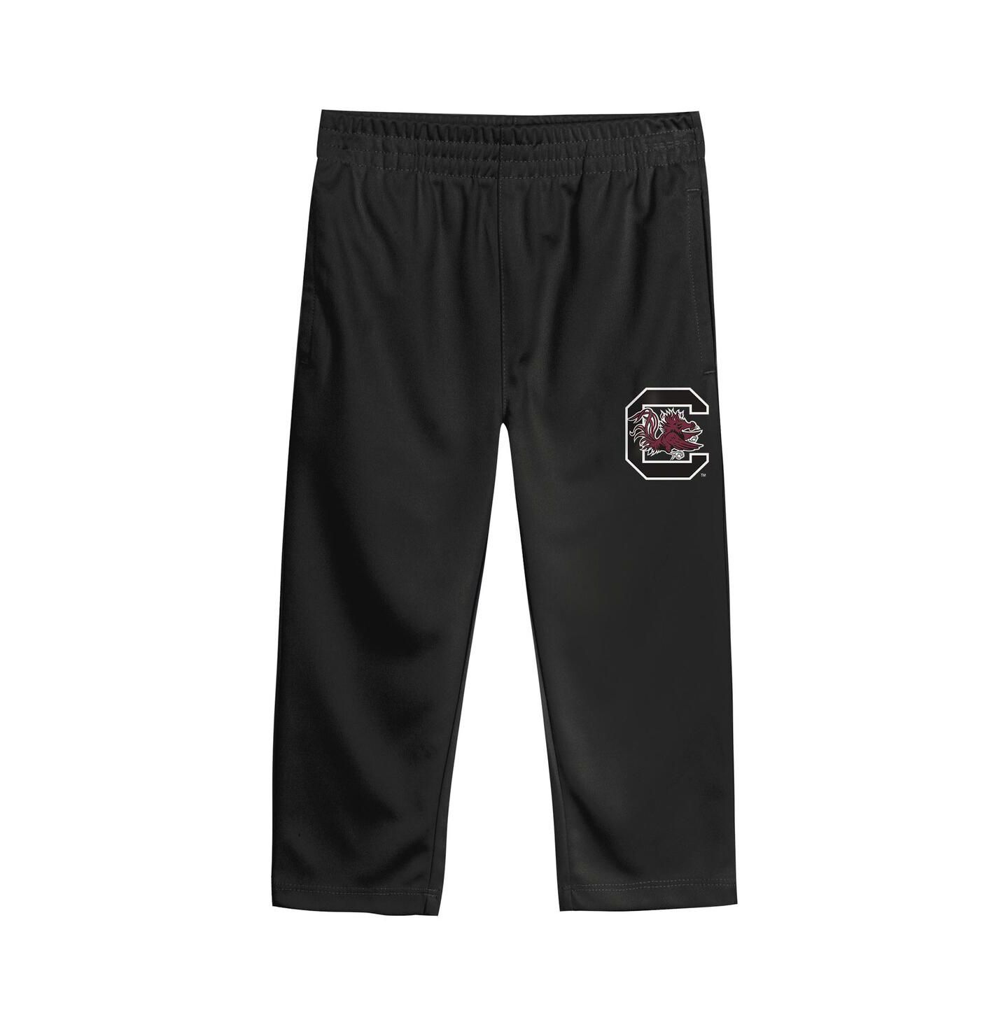 Детский комплект Outerstuff Baby Boys and Girls 2-Piece Garnet South Carolina Gamecocks Team Logo Red Zone Top and Pants Set — фото 3
