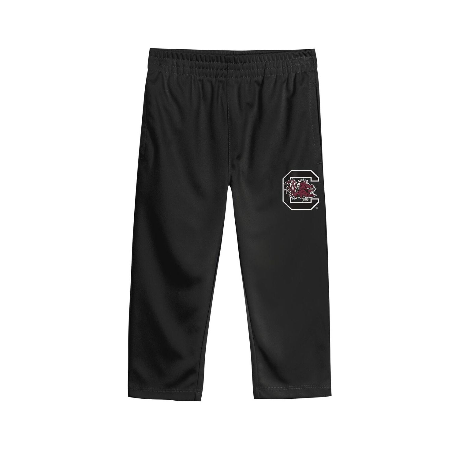 Baby Boys and Girls 2-Piece Garnet South Carolina Gamecocks Team Logo Red Zone Top and Pants Set