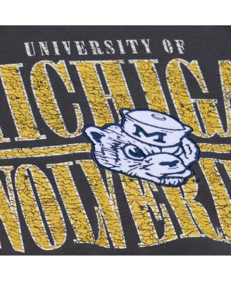 Men's Black Michigan Wolverines Downtown Fleece Sweatshirt