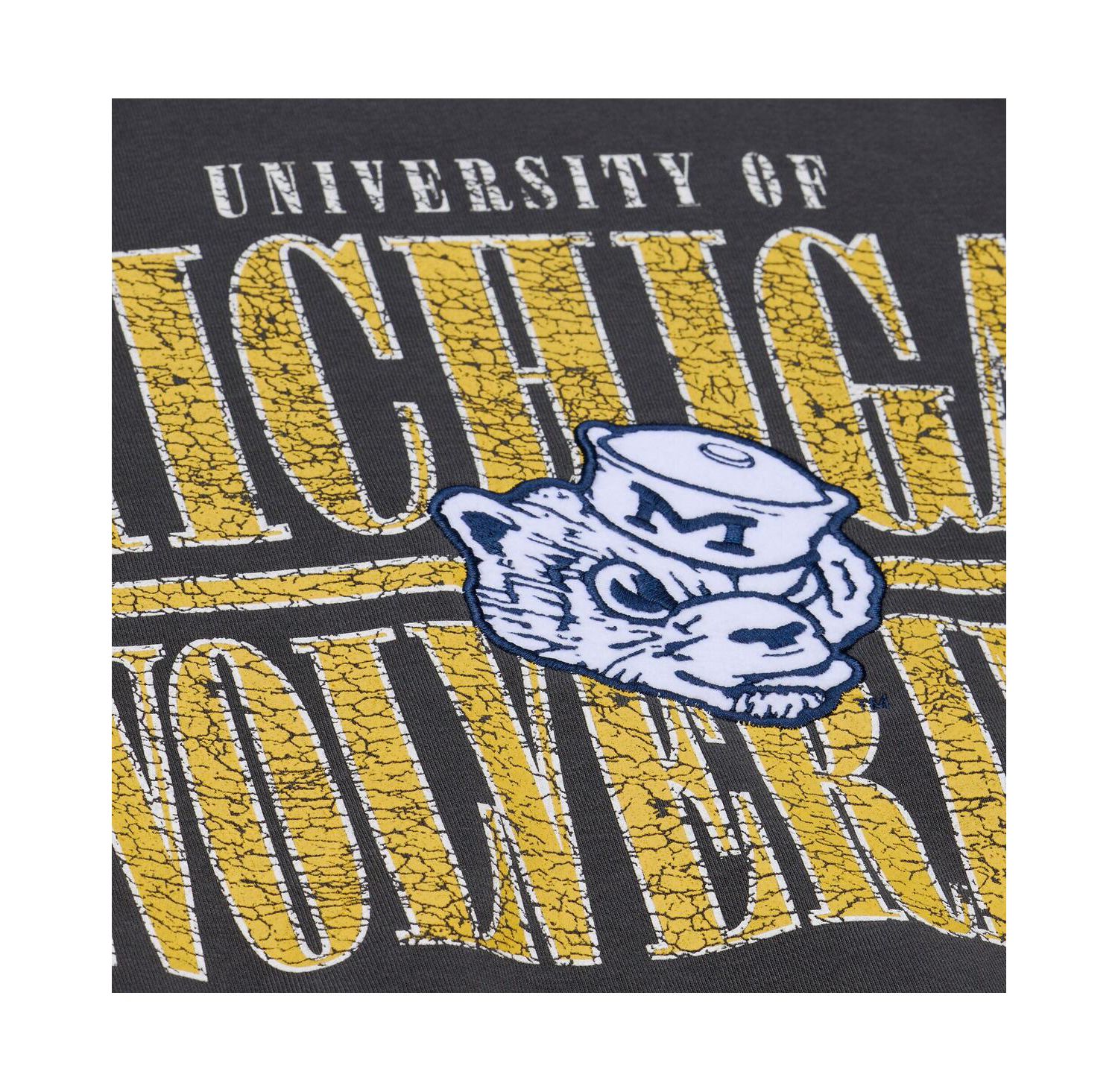 Men's Black Michigan Wolverines Downtown Fleece Sweatshirt