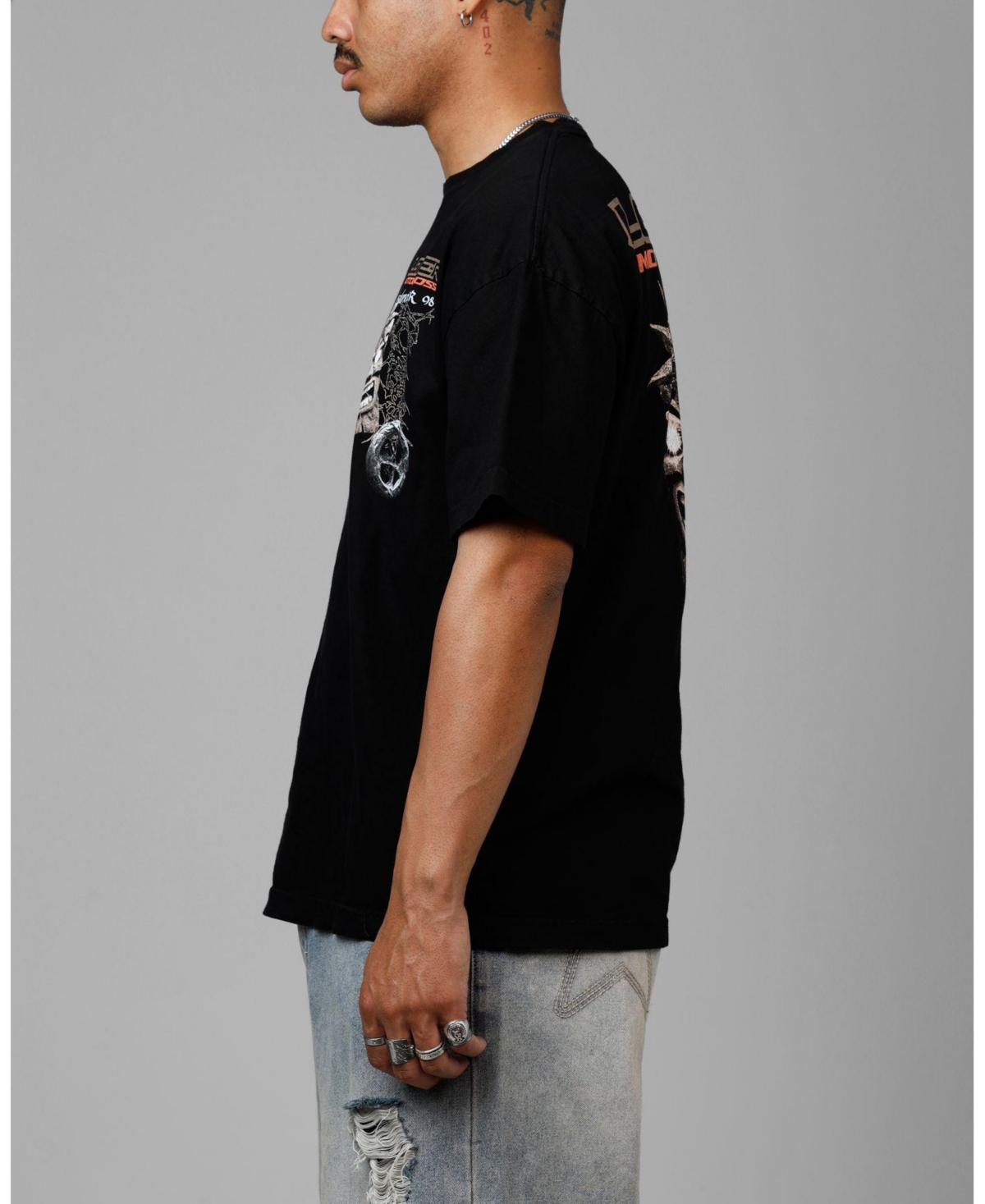 Loiter Men's Summer Motocross Vintage Tee.