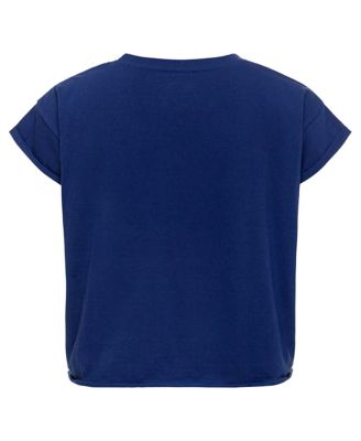 Women's Blue Orlando Magic Cropped Genuine Issue Collection Alana T-Shirt