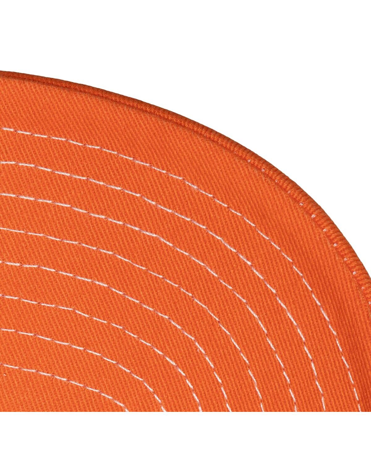 Mitchell & Ness Men's Orange/white Phoenix Suns Dip Dye Pro Crown Adjustable Hat In Orange