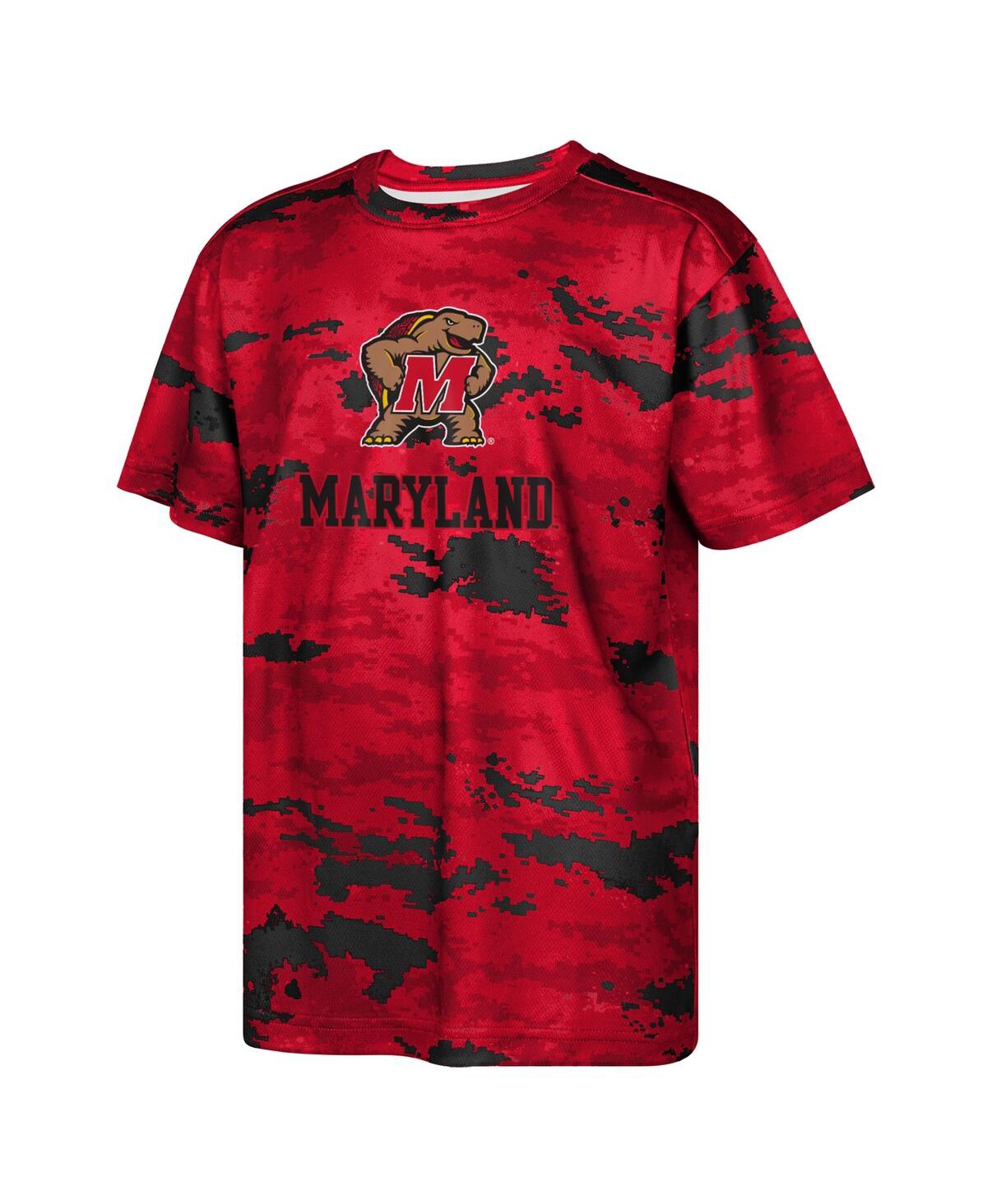 Outerstuff Big Boys And Girls Red Maryland Terrapins Scrimmage T-shirt In Red