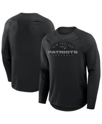 Fanatics - Men's Black New England Patriots Big Tall Coverage Scheme Long Sleeve T-Shirt