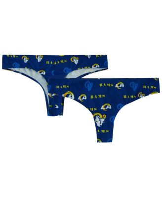 Concepts Sport - Women's Royal Los Angeles Rams Mosaic All Over Print Thong