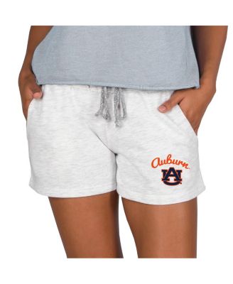 Concepts Sport - Women's Ash Auburn Tigers Mainstream French Terry Tri-Blend Shorts