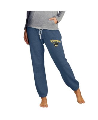 Concepts Sport - Women's Navy Milwaukee Brewers Mainstream Knit Jogger Pants
