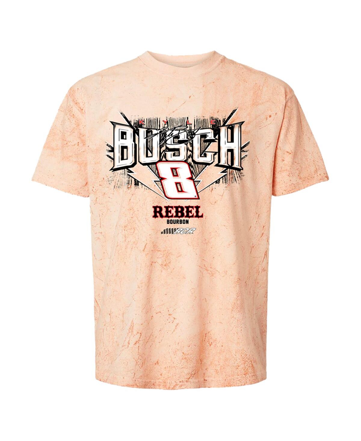 Richard Childress Racing Team Collection Men's Light Brown Kyle Busch Rebel Bourbon Car Tie-dye T-shirt In Neutral