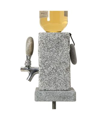 Stone Drink Dispenser with Stainless Steel Tap