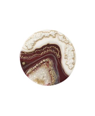 Birth Month Geode Crushed Art